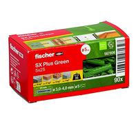 Fischer SX Plus Green Tassello ad espansione 25 mm 5 mm 567806 90 pz.