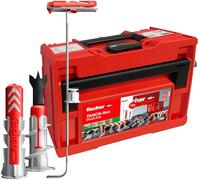 fischer Tanos Box DuoLine, set di tasselli da 713 pezzi, diametro 6-10 mm, lunghezza 30-80 mm, DuoPower, DuoTec e DuoBlade per maggiore funzionalità, prestazioni e sicurezza, per professionisti e fai