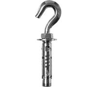Fischer 71256 Tasselli Aciaio con Gancio, Aciaio, 10 mm