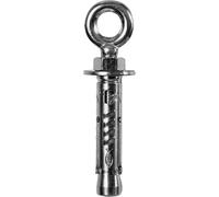 Fischer TASSELLI ACCIAIO TAM 8 O 12x56 mm 6 PEZZI CON OCCHIOLO