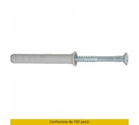 Fischer Tasselli C Vite a Chiodo N6 80S Pezzi 100 48790