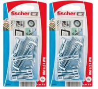 Fischer Tasselli cartongesso HM 5X37 H K con gancio angolare (Confezione da 2)