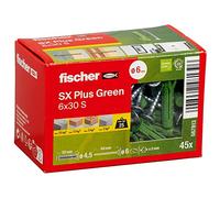 FD 567813 - Dübel + Schraube, SX Plus Green 6x30 S, 45-teilig