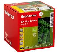 FD 567814 - Dübel + Schraube, SX Plus Green 8x40 S, 45-teilig