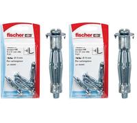 Fischer Tasselli Metallici per cartongesso HM 5X37 S K (Confezione da 2)