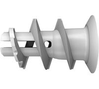 Fischer 542458, 100 Tasselli GK, Specifici per Cartongesso, Include Accessorio di Montaggio, Grigio, 100 Pezzi