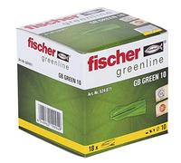 Fischer tasselli per cemento GB GREEN GAS 10, 18 pezzi, 524871