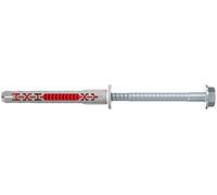 Fischer Tasselli Prolungati DuoXpand FUS R 10x80 con Vite Inox a Testa Esagonale Flangiata, 50 Pz, 562175