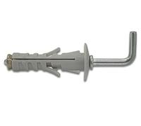 Tassello in nylon con gancio lungo sb 9/6 - g=20 mm Fischer