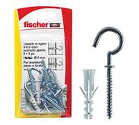 Fischer, Tasselli universali S 6 C/8 K con gancio per il fissaggio di quadri, armadietti, ripiani