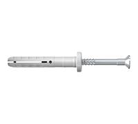 fischer - Tassello da colpire NF 5 x 30/5 mm con collo spesso e chiodo testa svasata - Scatola da 200