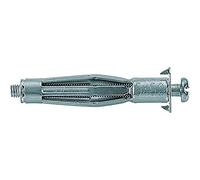 Fischer Tassello in metallo HM 8X54 S con vite metrica per lastre e pannelli, 50 pezzi