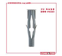 Fischer Tassello in Nylon Plastica di Fissaggio Universale Stop Senza Vite FU