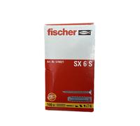 FISCHER TASSELLO IN NYLON SX 6 S CONFEZIONE DA 100 PEZZI CON VITI