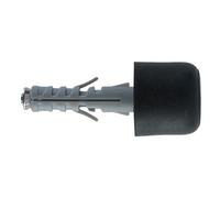 FISCHER TASSELLO SB9 11 FERMAPORTA NERO- FISCHER ITALIA- 50,0 pz