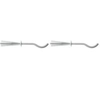 Fischer TF 10/70 B 1 Staffe per Radiatori e Termosifoni in Alluminio, per Muro Pieno e Forato, 501068 (Confezione da 2)