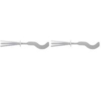 Fischer TF 10/70 BP Mensola Piatta per Radiatore in Alluminio,per Pieni e Semipieni, 1 Pezzo per Confezione, 501069 (Confezione da 2)