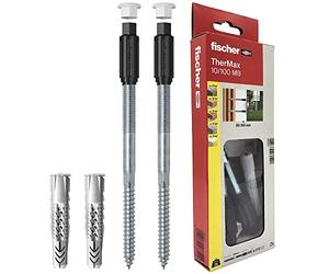 Fischer Thermax 10/100 M8 Kit 2 pz Tasselli per Fissaggio su Cappotto Isolante Max 100 mm