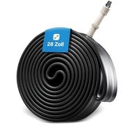 FISCHER Uni Fahrrad 85096 camera d'aria per bicicletta 28 pollici valvola Dunlop (DV), valvola Dunlop