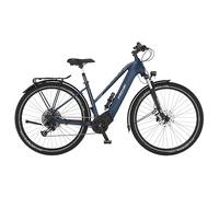 Fischer Viator 8.0i, Bici Elettrica Donna Uomo RH 50cm Motore Centrale 90Nm Batteria 36V E-Bike Trekking, Blu Intenso, 50cm-711Wh