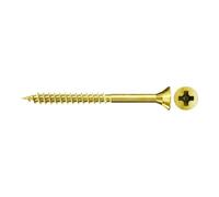 fischer Vite per truciolato 4,5 x 45 mm, zincata gialla, filettatura parziale Phillips PZ