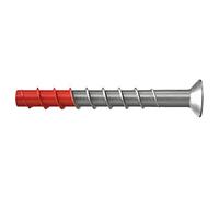 Fischer Viti per Calcestruzzo UltraCut FBS II 10x65 10/-/- SK R con Testa Svasata, in Acciaio Inossidabile R per Fissaggio su Cemento, Regolabili, per Zona Sismica C1 e C2, 50 pz
