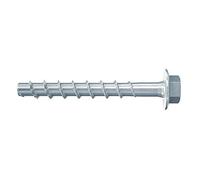 Fischer Viti per Calcestruzzo UltraCut FBS II 6x40/5 US con Testa Esagonale e Rondella Integrata per Fissaggio e Installazione Controsoffitti in Cemento, per Zona Sismica C1, Acciaio Zincato, 100 pz
