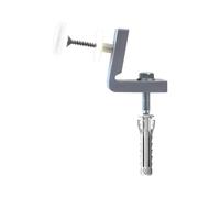 Fischer WB 5 NH Fissaggio Nascosto per Water e Bidet a Pavimento con Fori Laterali, per Sanitari con Foro ∅20, 4245