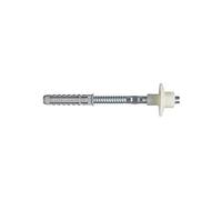 Fischer WD 100 X Fissaggio per Lavabi e Sanitari a Parete,Include 2 tasselli SX 10, 2 Viti,538943, Lunghezza vite 100 mm
