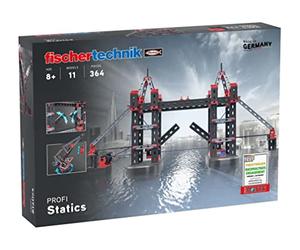 fischertechnik 564071 Profi Statics - set di costruzione per l'architettura per fondamenta statiche, per bambini dai 8 anni in su, dimensioni 32 x 8 x 23 cm