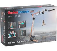 fischertechnik Crane 576103 - kit di costruzione, gru giocattolo da montare, per bambini a partire dai 7 anni, arancione