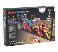 fischertechnik Crazy Reactions 569018 - kit con cavo, leva e ingranaggi, giocattolo per bambini dai 8 anni in su