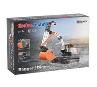 fischertechnik Digger 576104 - kit di costruzione educativo, escavatore giocattolo da montare, per bambini a partire dai 7 anni, arancione