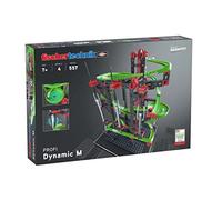 fischertechnik Dynamic M, pista per biglie sonora 7+ anni, 4 modelli | Pista per biglie versatile per bambini 533872, gioco di costruzioni con tubi sonori e binari flessibili