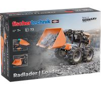 fischertechnik Loader 576106 - gioco educativo di costruzione, caricatore a ruote da assemblare per bambini a partire dai 7 anni, arancione