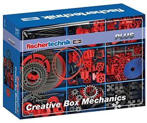fischertechnik Plus 554196 Creative Box Mechanics - Selezione di Elementi per la Trasmissione e Gli Ingranaggi, 290 componenti, Colore Colourful, Medio