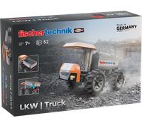 fischertechnik Truck 576105 - gioco educativo di costruzione, camion giocattolo da assemblare per bambini a partire dai 7 anni, arancione