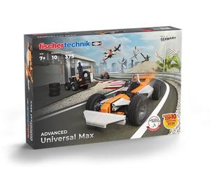 fischertechnik Universal Max kit di costruzione 7+ anni, 10 modelli | Set di costruzioni 571904 con modelli affascinanti, come un’auto da corsa e un elicottero, favorisce la comprensione tecnica