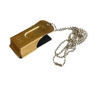 Fischietti | Fischietto in ottone più forte | Suono di sopravvivenza in ottone | Doppio tubo alto | Leggero | Segnalazione di crisi | 5,5 x 2,6 x 1,5 cm | Per esterni o allenatori
