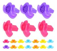 Fischietti Giocattolo 20 Pezzi in Pp per Ragazzo Ragazza per Festa | Design Colorato, Uso Semplice e Rumoroso, Adatti come Regalo per Compleanno e Occasioni di Gruppo Colore Casuale