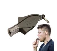 Fischietti per Adulti con Cordino - Fischietto per Insegnante da Appendere, Fischietto da Calcio, per Allenamento, 130 Decibel a Forma di Delfino per Escursionismo, addestramento del Cane