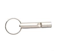 Fischietto 100dB per Escursionismo Bushcraft Fischietto 100dB | Alluminio leggero, impermeabile, 100dB suono per forte, per sopravvivenza, trekking, campeggio(Silver)