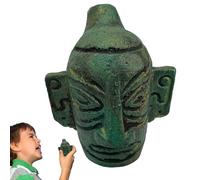 Fischietto a scatto retrò - di Halloween, scherza a fischietto | Creativo giocattolo di decompressione Artefatto fischietto all'aperto morte azteca Whiz 2,99 x 2,36 x 3,62