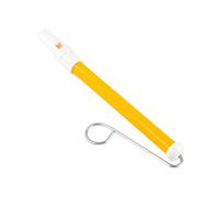 Fischietto a scorrimento per bambini e adulti, strumento musicale con asta scorrevole in metallo, interattivo, regalo per gli amanti della musica, 22 cm, giallo