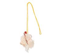 Fischietto Conchiglia Naturale 9-10cm, Portatile, Beige