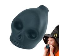 Fischietto cranio - fischio di morte, fischio spaventoso cranio portatile - fischio urlante stravagante di Halloween fischio forte fischio di cranio di terrore in ceramica per mostre culturali di