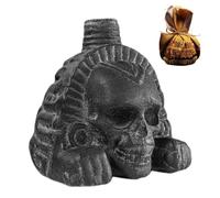 Fischietto Della Morte -7.5×6.5×7.8cm, Segnale Forte O Urlante, Strumento Particolare Collezione, Regali Strani per Halloween in Stile Gotico, Antico Corno Guerra, Per Strumenti Sopravvivenza