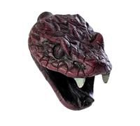 Fischietto della morte azteco, 125 dB, urlo umano più forte, design con teschio a forma di testa di serpente, fischietto messicano con custodia, regalo per Halloween (colore B)