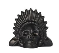 Fischietto della morte azteco, fino a 125+ decibel, suono umano urlante più forte autentico per Halloween, giorno dei morti, regali bavaglio, ornamento in ceramica a forma di teschio fatto a mano