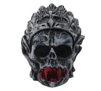 Fischietto della morte azteco, oltre 125 decibel, urla umana più forte, antico fischietto azteco per Halloween, Dia De Los Muertos, regalo unico per i fan dell'orrore e della storia (nero B)